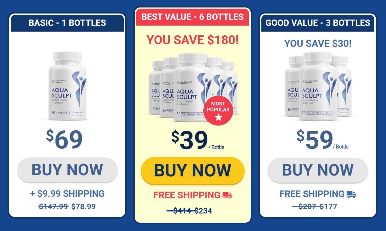 Order AquaSculpt best pricing